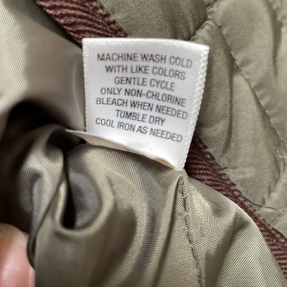 Merona army green quilted zip jacket size XS - Picture 7 of 8